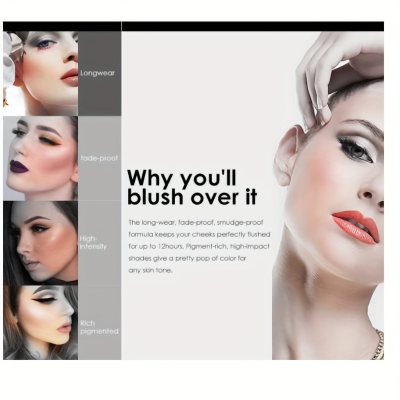 Lightweight Matte Milk Tea Blush Powder for Professional Contouring